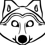 Awesome 3 Pigs Wolf Mask Coloring Pages | Wecoloringpage | Wolf Mask   Free Printable Wolf Mask