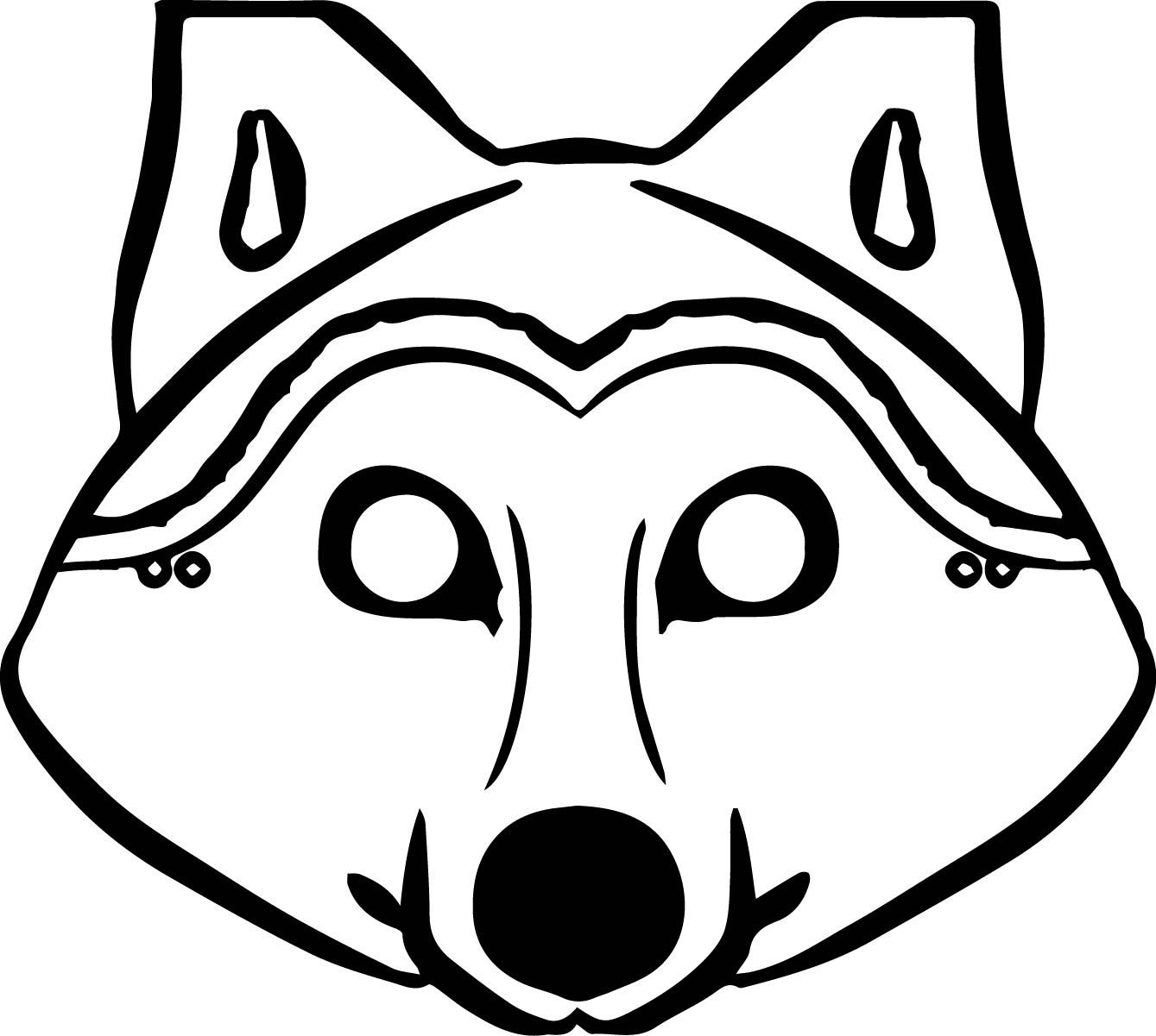 Wolf Mask Template For Preschoolers Making The Wolf Mask Kids 