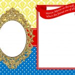 Awesome Free Printable Snow White Birthday Invitations | Bagvania   Snow White Invitations Free Printable