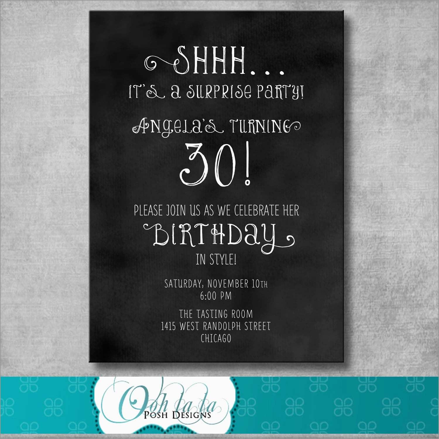 Awesome Surprise Invitation Templates Free | Best Of Template - Free Printable Surprise Party Invitation Templates