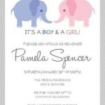 Baby Shower Invitations For Twins Free Printable | Party Invitation   Free Printable Twin Baby Shower Invitations