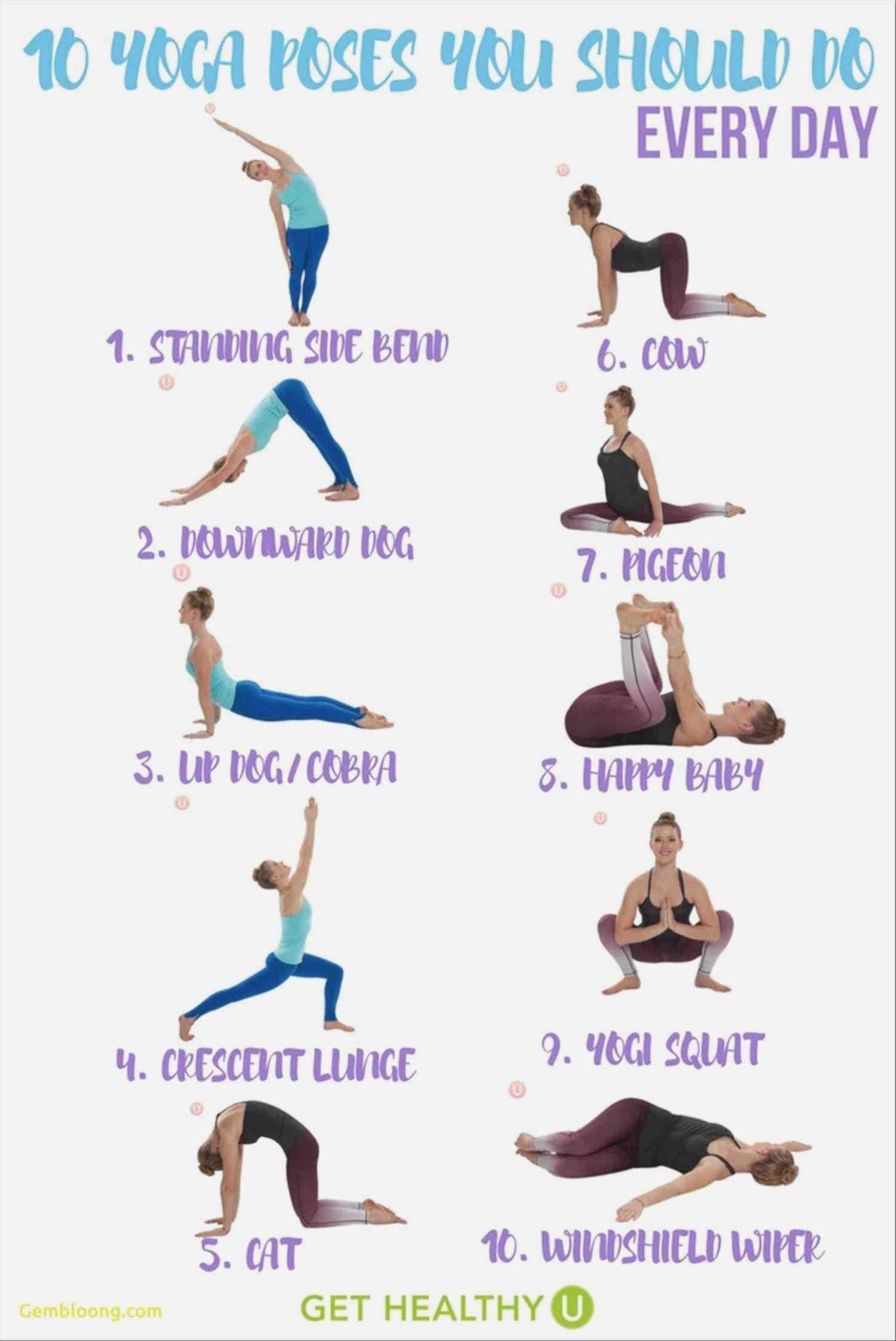Free Printable Yoga Poses Chart Printable World Holiday