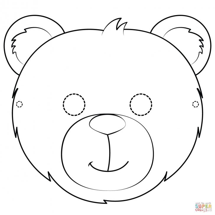Free Printable Bear Mask