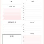 Beautiful Daily Planners   Free Printables | Planner Pages   Free Printable Home Organizer Notebook