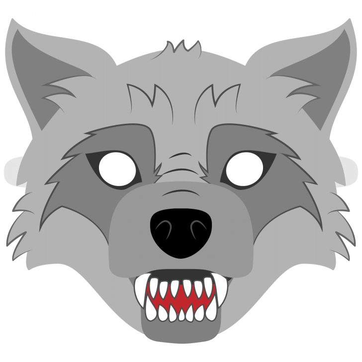 Free Printable Wolf Mask