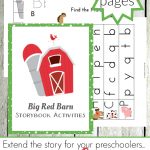 Big Red Barn Activities And Printables For Prek And Kindergarten   Free Printable Story Books For Kindergarten