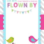 Bird Birthday Party With Free Printables | Creations | Free Birthday   Free Stork Party Invitations Printable
