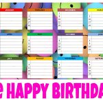 Birthday Charts Templates   Kaza.psstech.co   Free Printable Birthday Graph