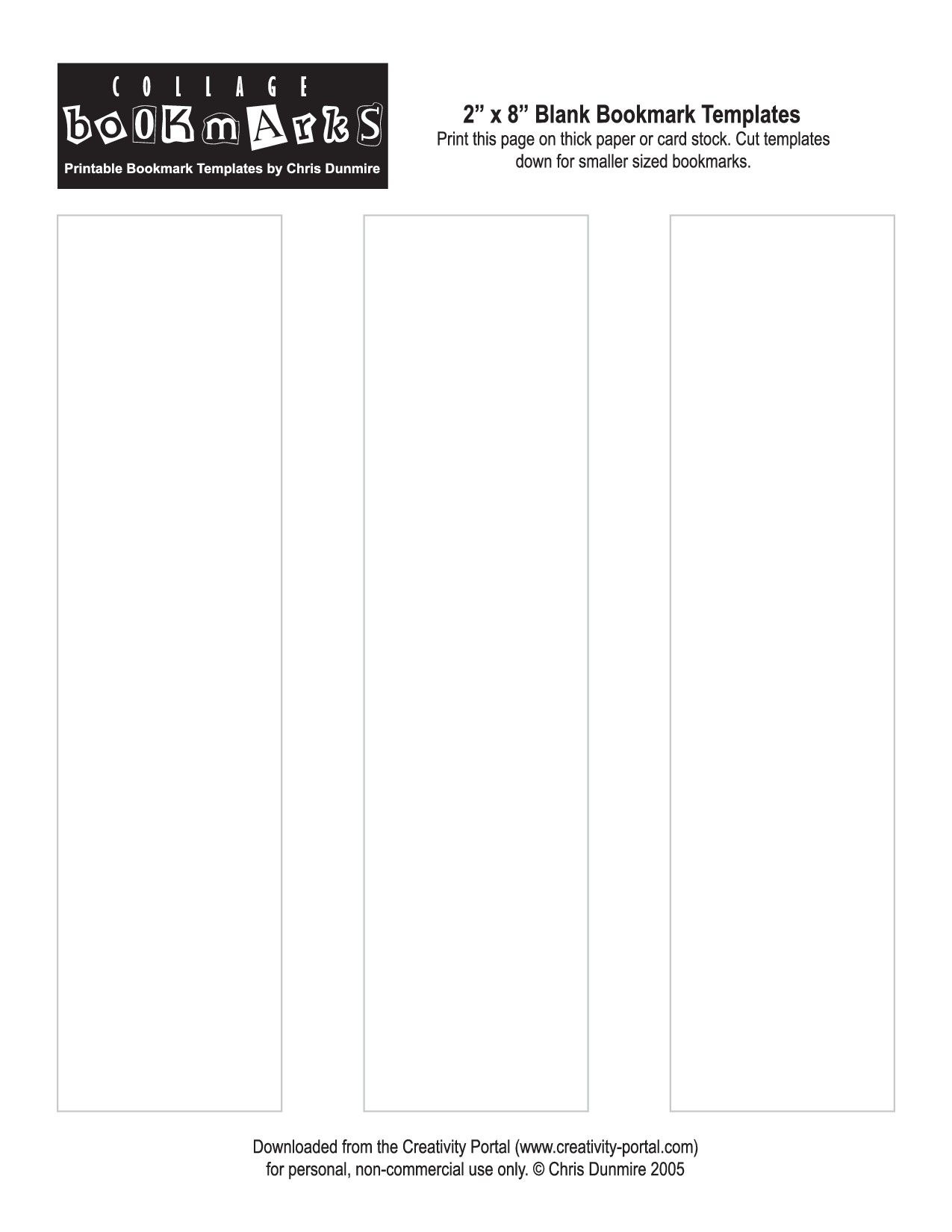 Blank Bookmark Template Printable | Printables!@!@!@ | Bookmark - Free Printable Blank Bookmarks