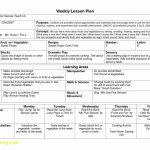 Blank Daycare Menu Template Luxury Awesome Lesson Plan Of Plans For   Free Printable Daycare Menus