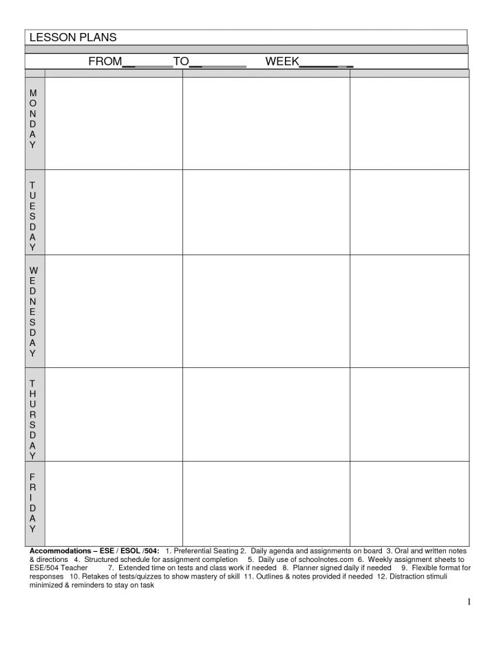 Free Printable Lesson Plans For Toddlers