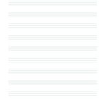 Blank Manuscript Paper   Free Printable Music Staff
