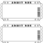 Blank Ticket More | Projects To Try | Ticket Template, Ticket   Free Printable Tickets
