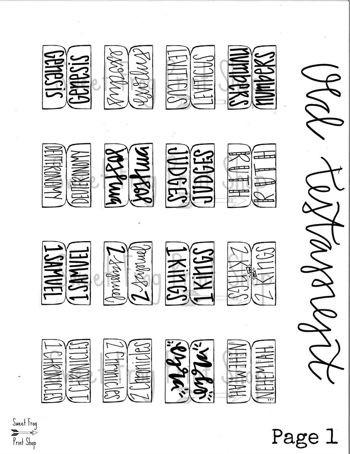 Free Printable Bible Tabs (82+ Images In Collection) Page 1 - Free