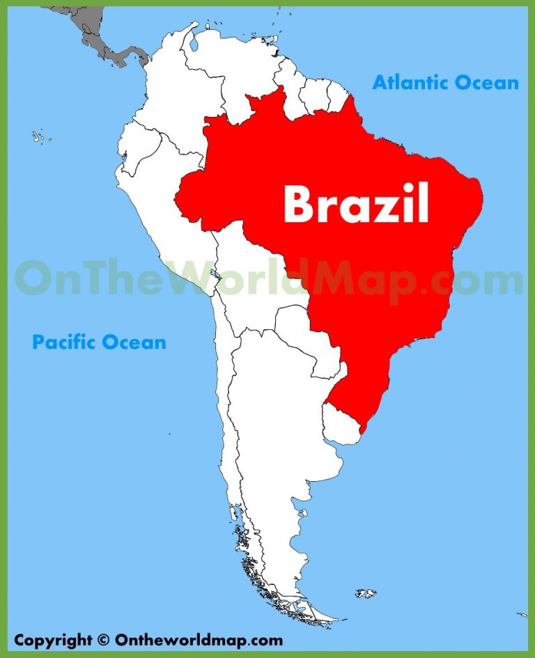 Brazil Maps | Maps Of Brazil - Free Printable Map Of Brazil | Free ...