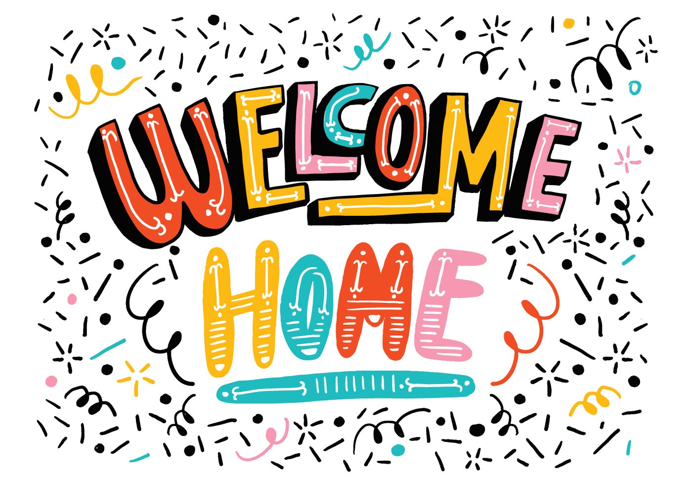 Welcome Home Printable Card Free