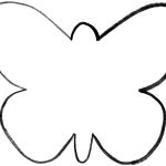 Butterflies Cut Out Template | Preschool Insects & Spiders   Free Printable Butterfly Cutouts