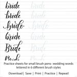 Calligraphy Fonts Practice Sheets Basic Modern Calligraphy Practice   Modern Calligraphy Practice Sheets Printable Free
