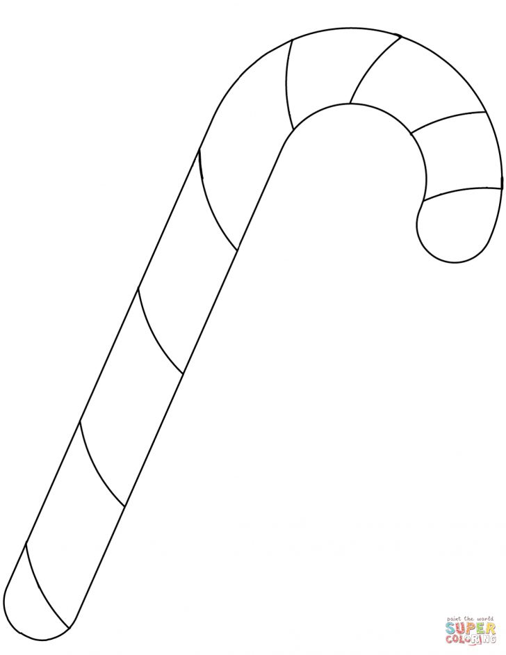 Free Candy Cane Template Printable