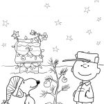 Charlie Brown Christmas Coloring Page | Free Printable Coloring Pages   Free Printable Christmas Cartoon Coloring Pages