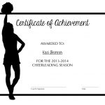 Cheerleading Certificate Of Achievement | Cheer | Cheer Coaches   Free Printable Cheerleading Certificates