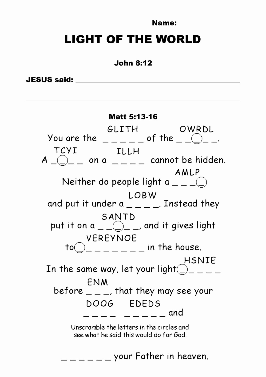 Childrens Bible Games – Cgcprojects – Resume - Free Printable Bible Games For Youth