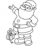 Christmas Coloring Pages Printable Santa Claus | Christmas   Santa Coloring Pages Printable Free