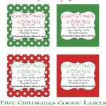Christmas Cookies In A Jar | Recipe | Gifts In A Jar | Christmas   Free Printable Jar Labels Christmas