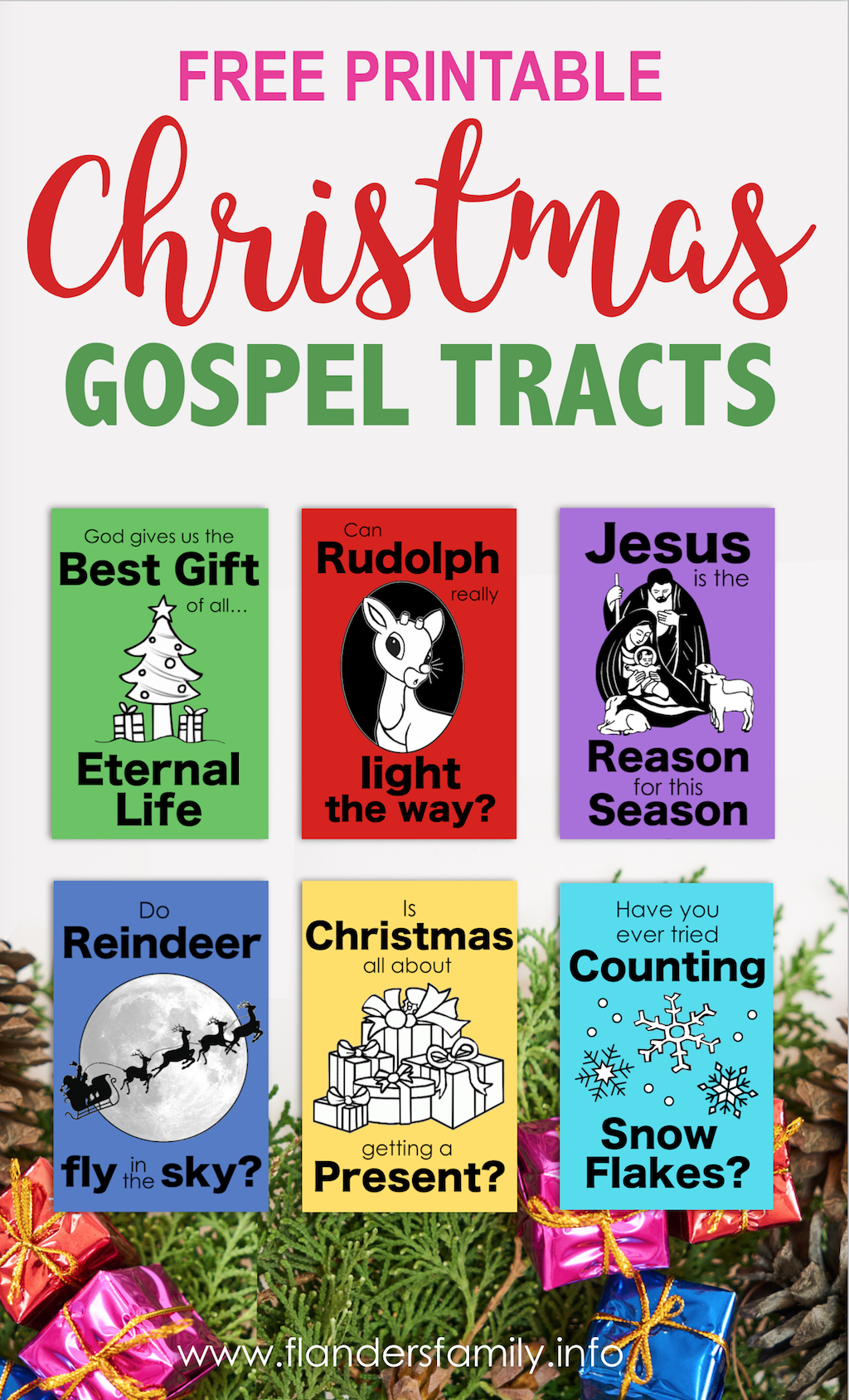 Christmas Gospel Tracts Free Printables Flanders Family Homelife Free Printable Gospel 