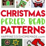 Christmas Perler Bead Patterns & Ideas   Happiness Is Homemade   Free Printable Christmas Designs