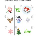 Christmas Song Games : Fun Printable Christmas Games For Kids   Fun   Free Printable Christmas Song Picture Game
