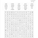 Christmas Worksheets And Printouts   2Nd Grade Word Search Free Printable