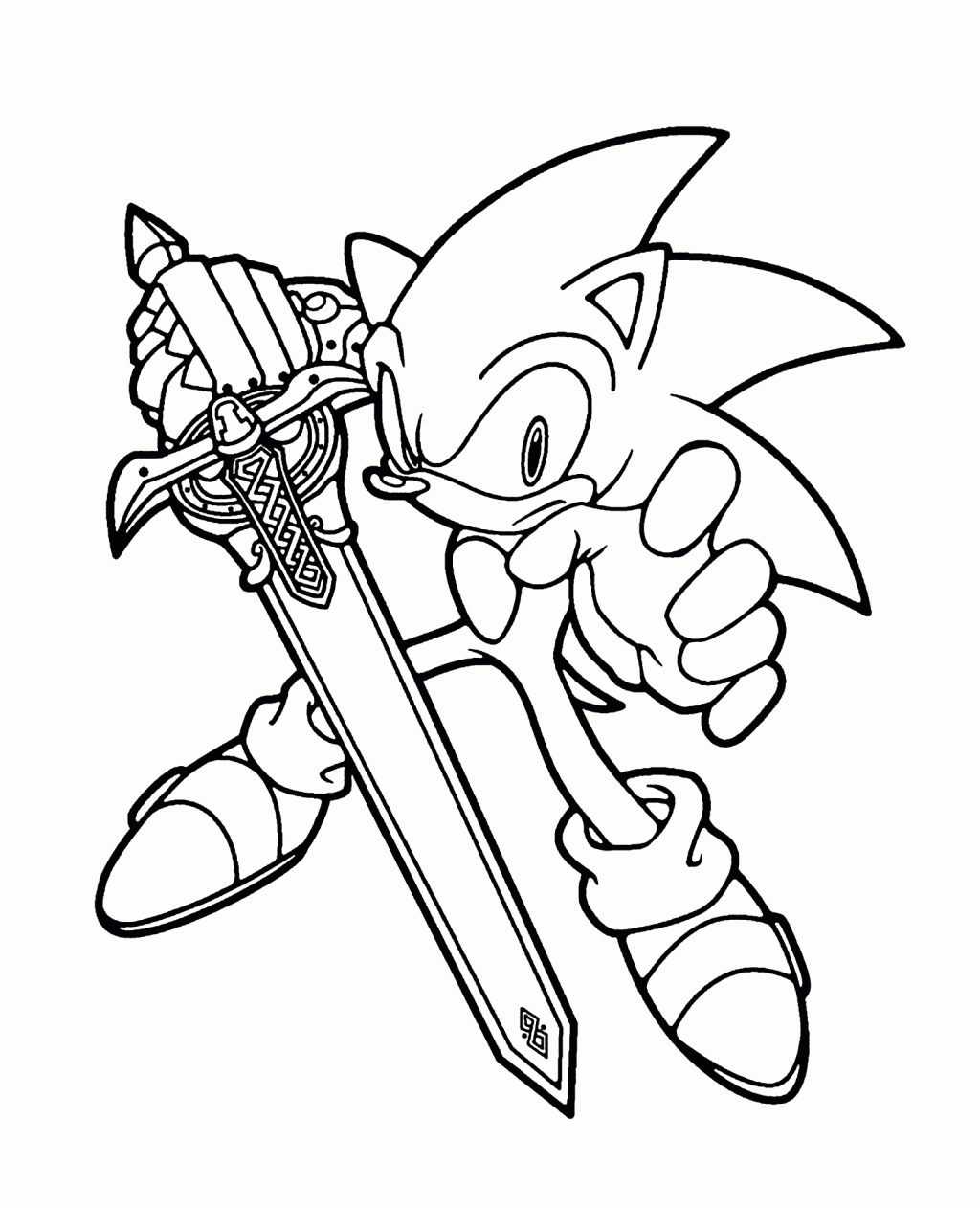 Coloring Book World ~ Sonic Shadow Coloring Pages Picture - Sonic Coloring Pages Free Printable