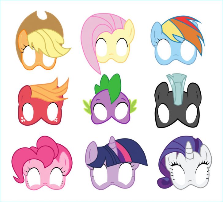 Free My Little Pony Printable Masks