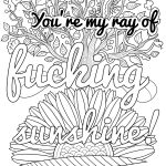 Coloring Ideas : 1840D37706A73E0C394A077851E5964E Focus Free   Swear Word Coloring Pages Printable Free