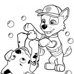 Coloring Ideas : Paw Patrol Rocky And Marshall Coloring Page   Free Printable Paw Patrol Coloring Pages