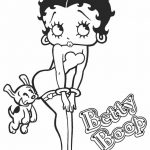 Coloring Pages Ideas: Betty Boop Coloring Pages Free Printable For   Free Printable Betty Boop