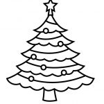 Coloring Pages Ideas: Coloring Pages Ideas Christmas Tree Free   Free Printable Christmas Tree Template