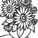 Coloring Pages Ideas: Flower Coloring Pages Printable Free   Free Printable Flower Coloring Pages For Adults