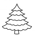 Coloring Pages Ideas: Free Christmas Tree Coloring Pages Printable   Free Printable Christmas Tree Template