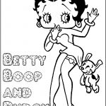 Coloring Pages Ideas: Watch Free Cartoons Online Betty Boop Coloring   Free Printable Betty Boop