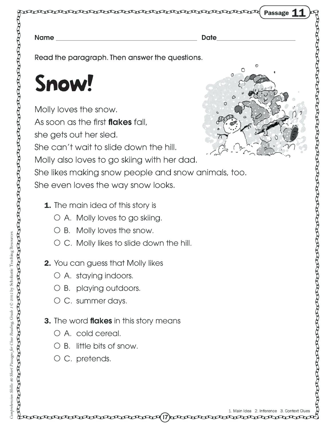 Free Printable Reading For 2nd Graders