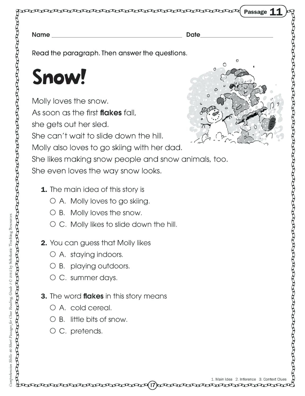 Free Printable Short Stories For 2Nd Graders | Free Printable