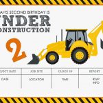 Construction Themed Birthday Party Free Printables | Jacqueline   Free Printable Construction Birthday Invitation Templates