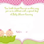Cool Free Printable Twins Baby Shower Invitation Ideas | Free Baby   Free Printable Twin Baby Shower Invitations