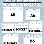Creative Project Planner Inserts | Free Downloads | Project Planner   Free Printable Traveler&#039;s Notebook Inserts