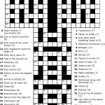 Cross Shaped Bible Crossword #easter … | Archana | Free …   Free Printable Sunday Crossword Puzzles