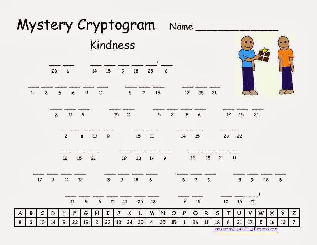 Cryptogram Puzzles For Kids