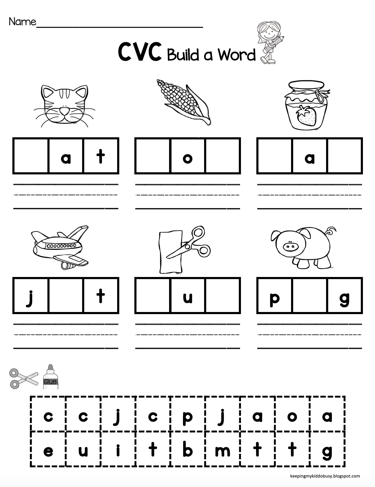 I Can Read Simple Sentences With Cvc Words To Fill In Classroom Free Printable Cvc