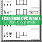 Cvc Worksheets: Cut And Paste Letter A   Only Passionate Curiosity   Free Printable Cvc Worksheets